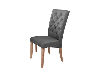 Jedálenská stolička Atena šedá/natural