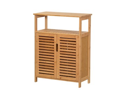 Bambusová kúpeľňová skrinka LINDA 2D, natural
