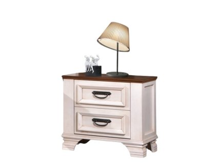 Nočný stolík JENNY, biely