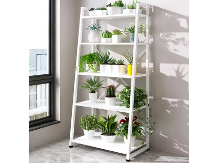 Moderný regál CLARO 2, biely