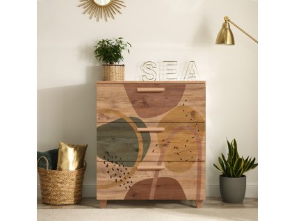 Šuplíková komoda CLOWN, borovica