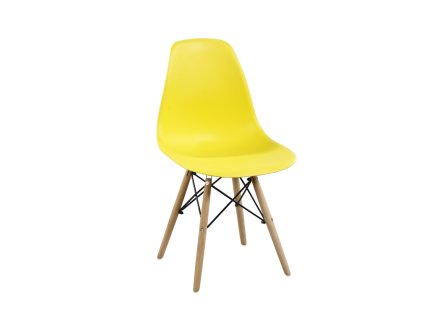 Moderná stolička MODENA II, buk/žltá