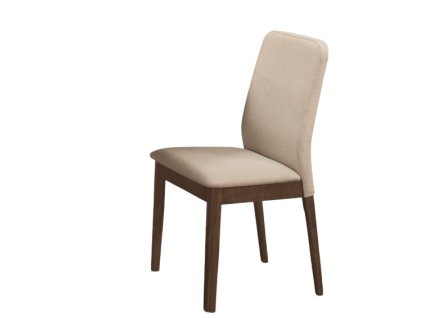Jedálenská stolička CORINA, orech/béžová