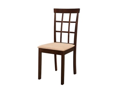 Masívna jedálenská stolička HELENA, antický dub/krémová