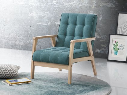 Kreslo PETRONELA, zelená