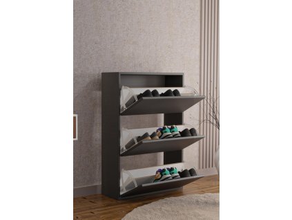 Skrinka na topánky VISTON, grey