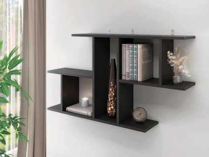 TRAM6 zavesna polica antracit