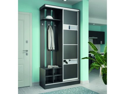 JULES predsien so zrkadlom 210 antracit