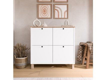 SMART botnik na nozickach biela