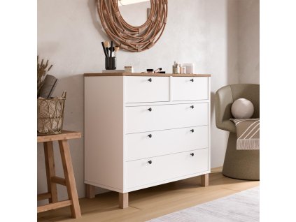 SMART suplikova komoda 8S biela