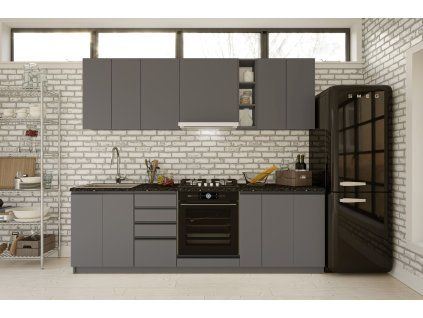 kuchyna alfa daisy 240 grafit grey