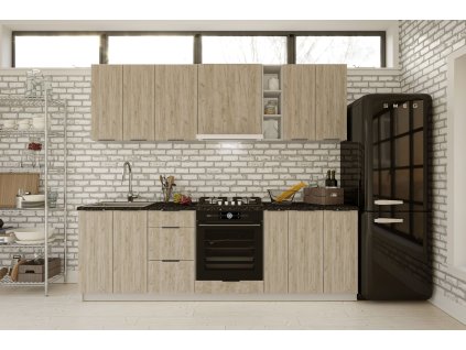 kuchyna daisy kraft 240 craft grey