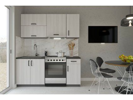 capri 180 m kuchyna grafite grey ash surfside 1