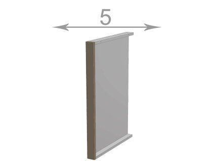 kuchynsky dolny pilaster sirka 5 cm