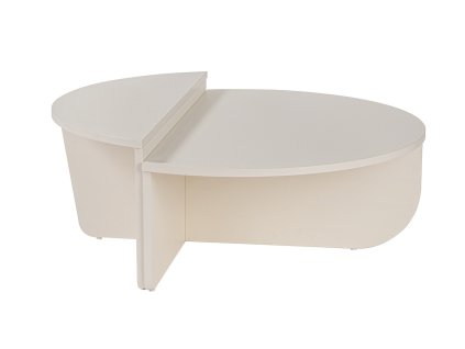 Dvojdielny konferenčný stolík MELANIA, biele drevo