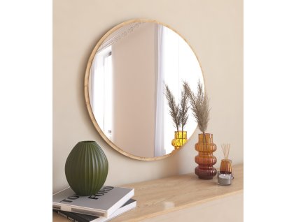 Nástenné zrkadlo ANDY, natural