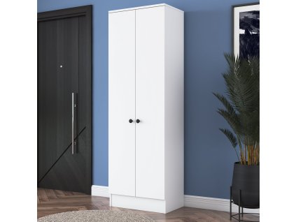 Policová skriňa WALL, biela