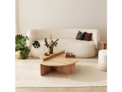 Zložiteľný konferenčný stolík STEWIE, dub Sapphire