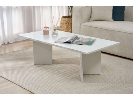 Dlhý konferenčný stolík BALL, biela