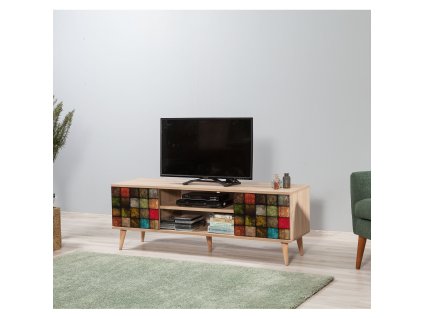 TV stolík na nožičkách CHARLIE, dub Sonoma