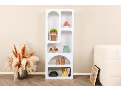 Policový regál SHEEN, biela