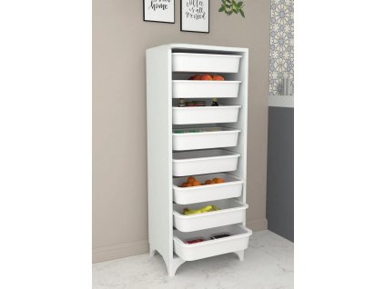 Kuchynská skrinka LIXA 8, biela