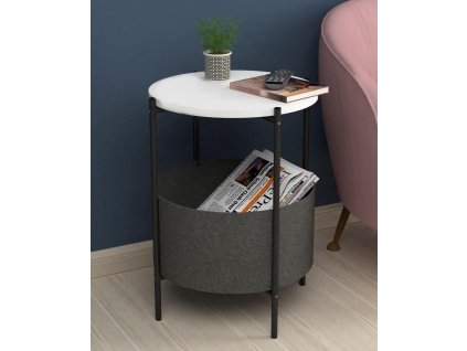 Konferenčný stolík BANDE, biela