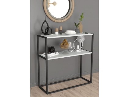 Malá konzola VARZIM, biela