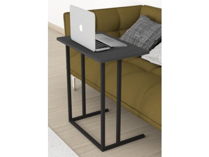 Kovový stolík SORIA, antracit