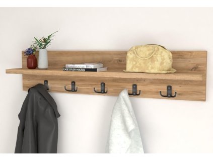 Nástenný vešiak VIRTON, borovica