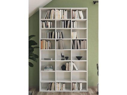 Nástenná knižnica HASTA, biela