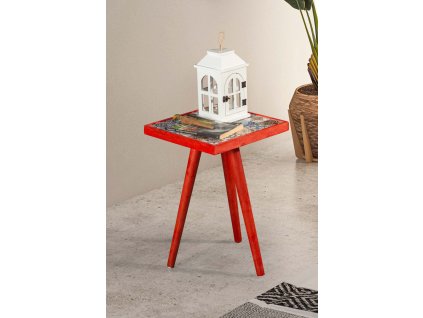 Konferenčný stolík ESTRADA, červená