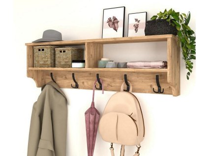 7946 wall mounted clothes hanger 120 cm pine 3 1 dzwivcdinm8maxpq 2