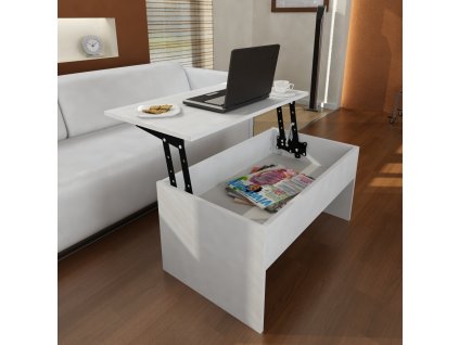 Výsuvný konferenčný stolík KILLI, biely