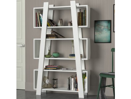 Regál MIRA, biela matná