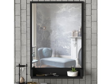 Zrkadlo KELLY, čierna