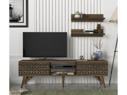 TV stena DELUXE FINA, orech