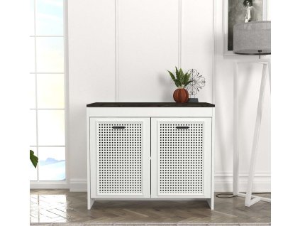 Orientálna komoda CANCEL 90, biela/rehab