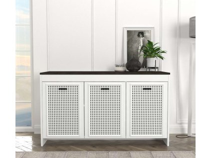 Orientálna komoda CANCEL 120, biela/rehab