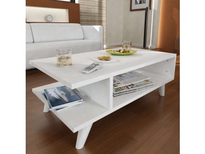 Škandinávsky konferenčný stolík TITANUS, biela