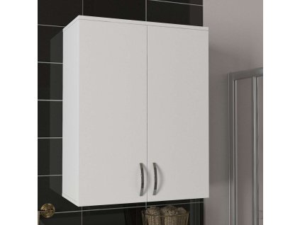 Kúpeľňová závesná skrinka ZEON, biela