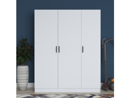 Šatníková skriňa MOUNTAIN, biela