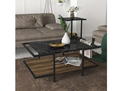 6356 nerva industrialni konferencni stolek orech cerny mramor m8nhhn8drc62chko