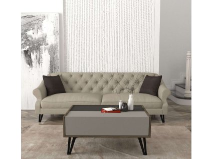 Konferenčný stolík na nožičkách URGES, cura/riversand/antracit