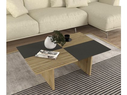 Konferenčný stolík POLET, zafir/antracit/bona