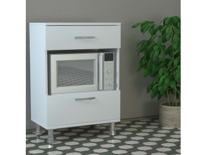 Skrinka na mikrovlnku MOON, biela