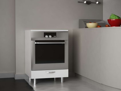 Skriňa na vstavanú rúru MASA, biela