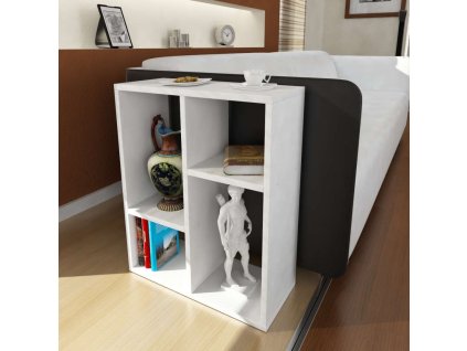 Príručný stolík LITUS, biela