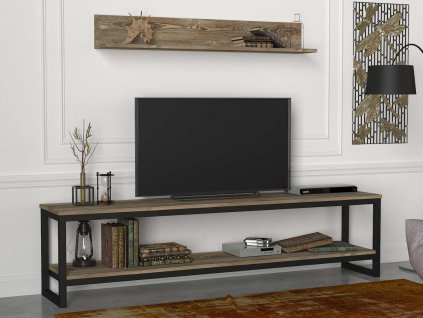 6632 wannabe industrialni obyvaci stena cerna orech poj587aizdq34xop