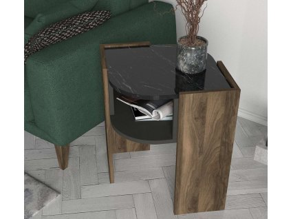 6677 mabel luxusni prirucni stolek orech cerny mramor 8r8ddckxgnwygquy